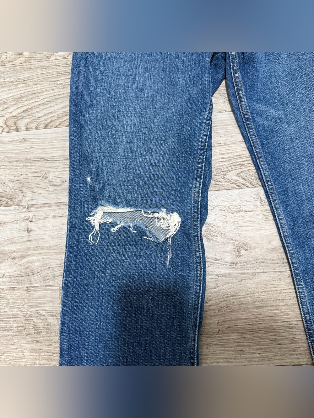 Abercrombie & Fitch Curve Love Ultra High Rise Ankle Straight Jean Size 6 - Picture 6 of 9